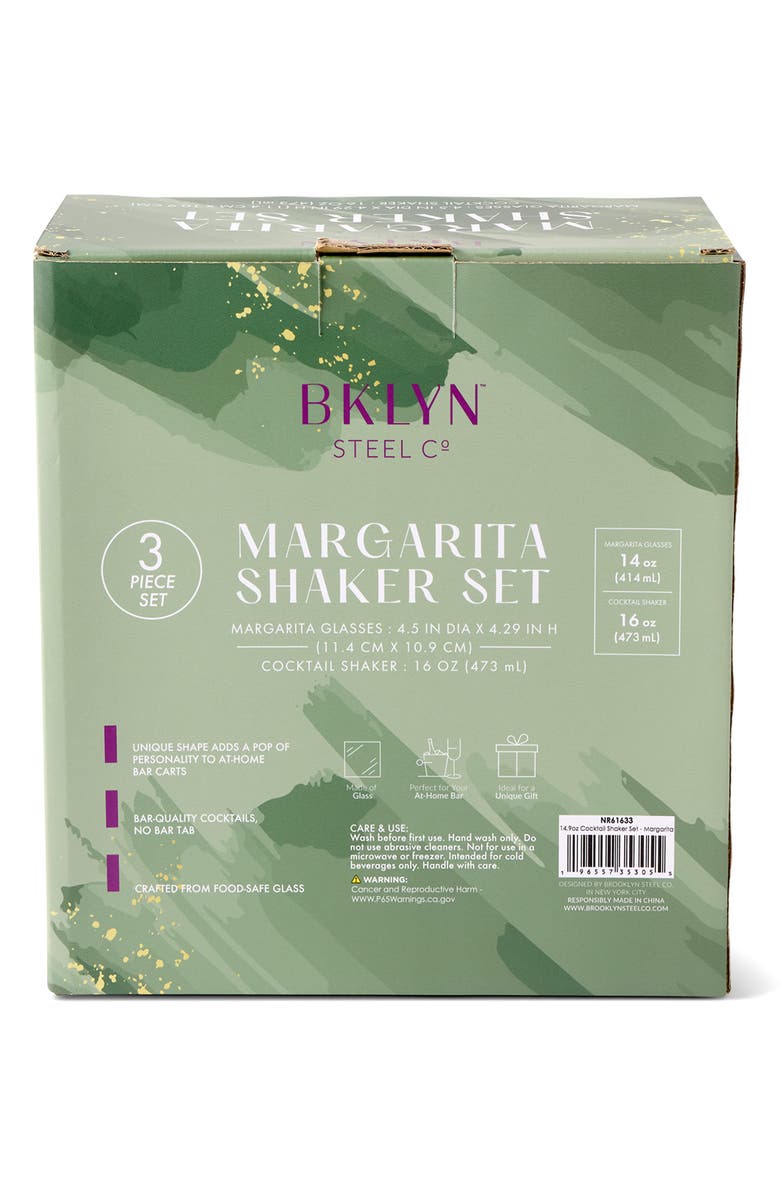 Brooklyn Steel Co. Margarita Shaker Set, Alternate, color, Silver