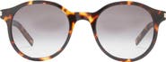 Saint Laurent 50mm Round Sunglasses