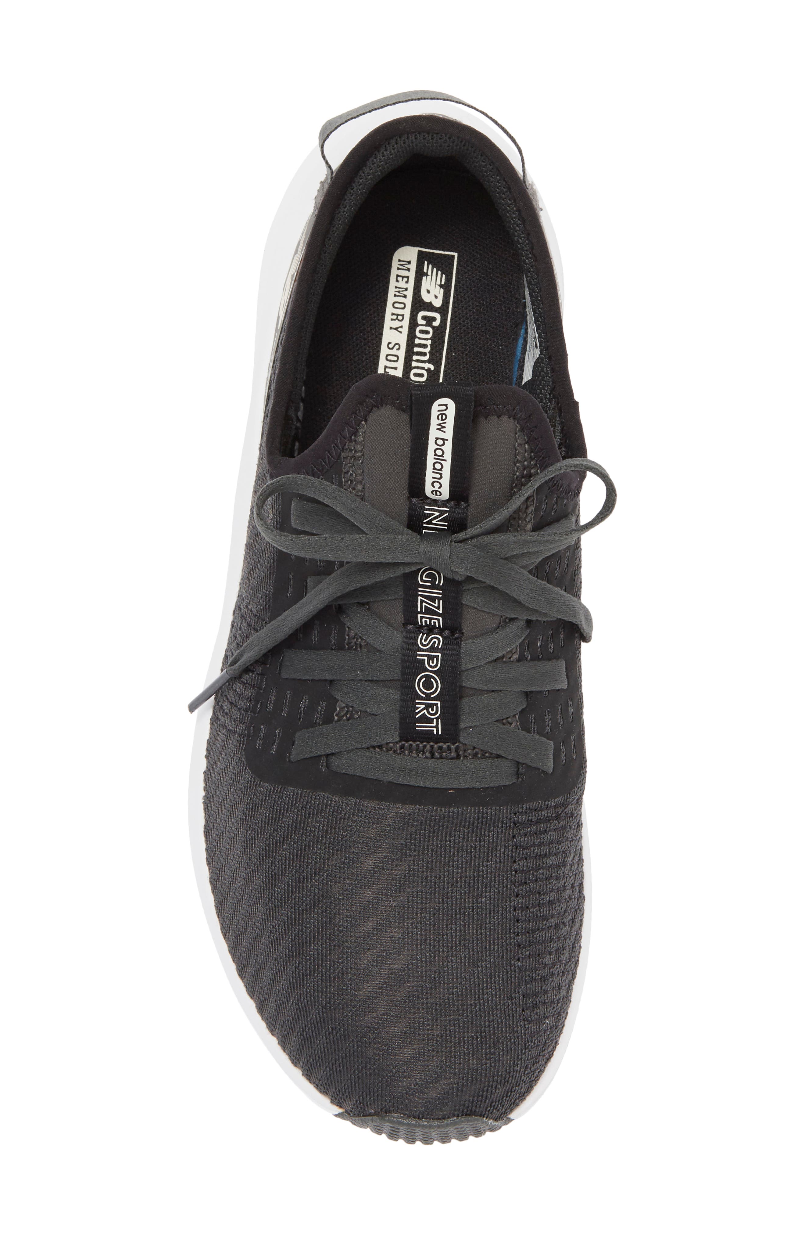 New Balance DynaSoft Nergize Sport v2 Running Shoe, Alternate, color, Black/ White