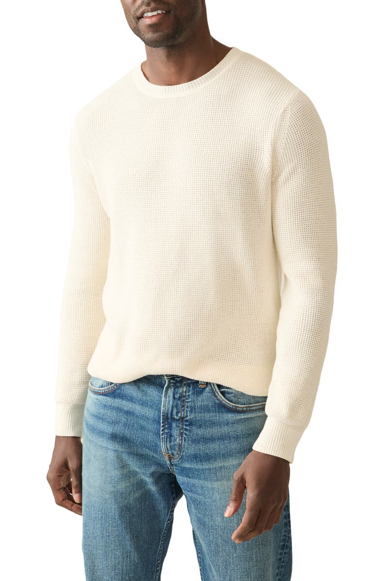 Faherty Sunwash Organic Cotton Crewneck Sweater, Main, color,