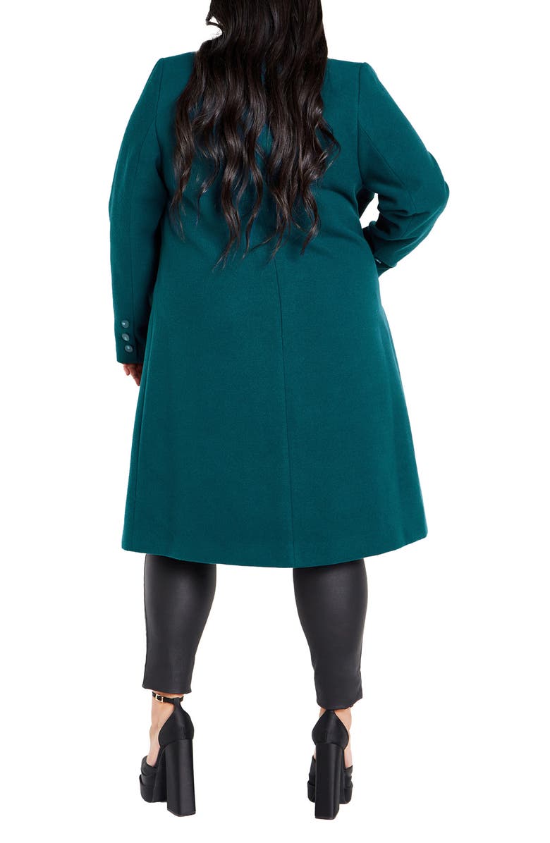 City Chic Effortless Chic Coat, Alternate, color,