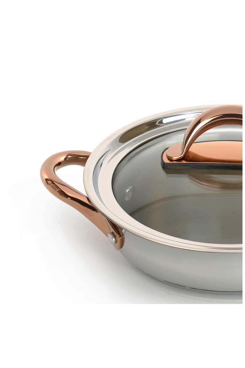 INTERNATIONAL Ouro Gold 10" Sauté Pan, Alternate, color, SILVER