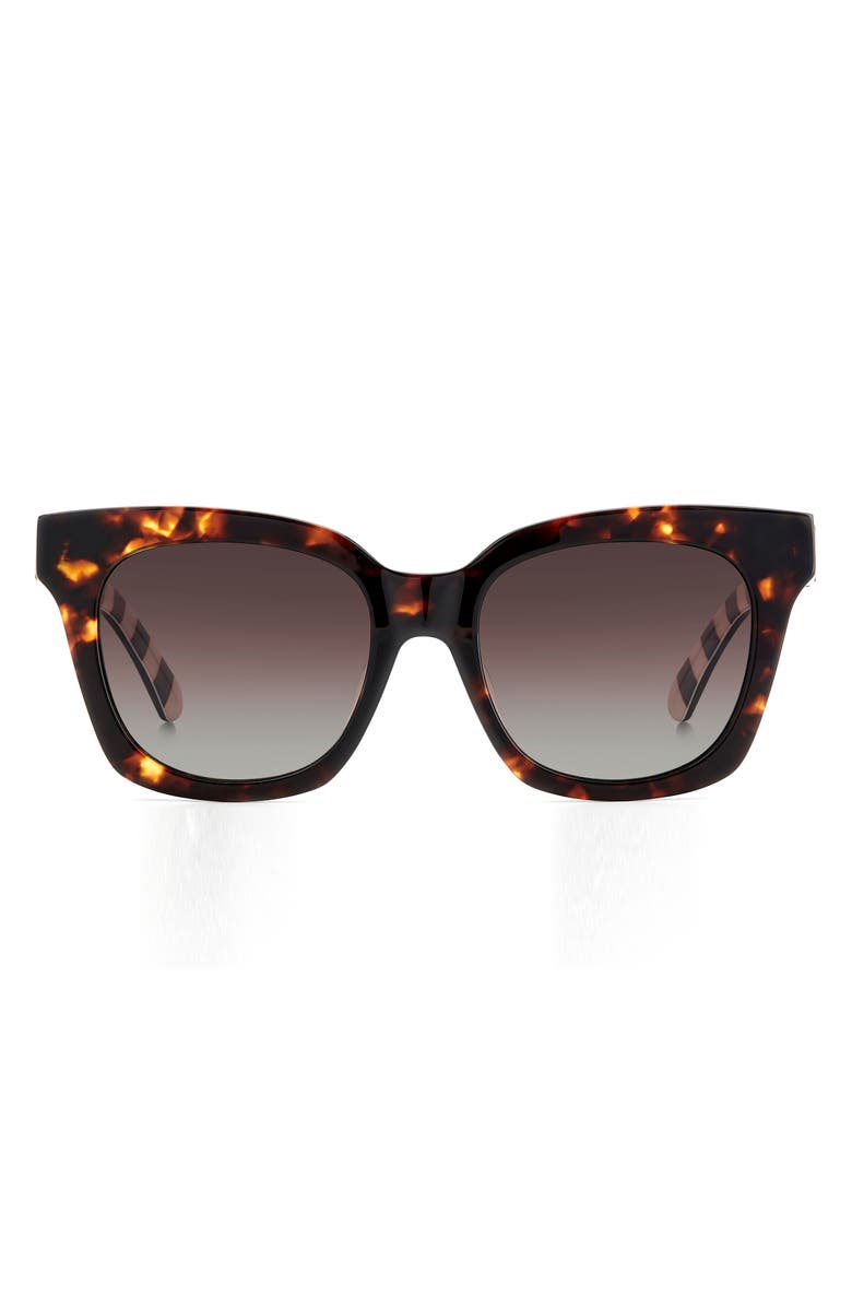 Kate Spade New York constance 53mm polarized gradient cat eye sunglasses, Main, color, 