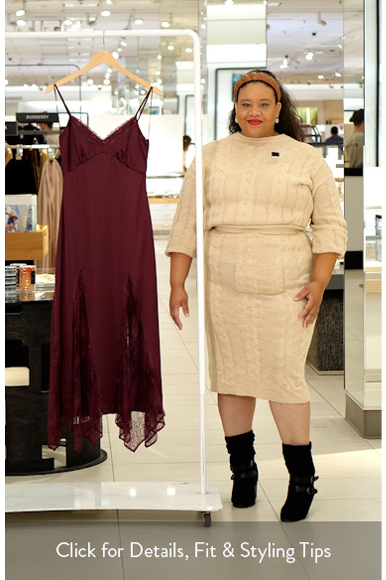 donna karan lace handkerchief dress Donna Karan | Dresses | Donna Karan New York Magenta Floral Lace  Asymmetrical Handkerchief Hem Dress 2