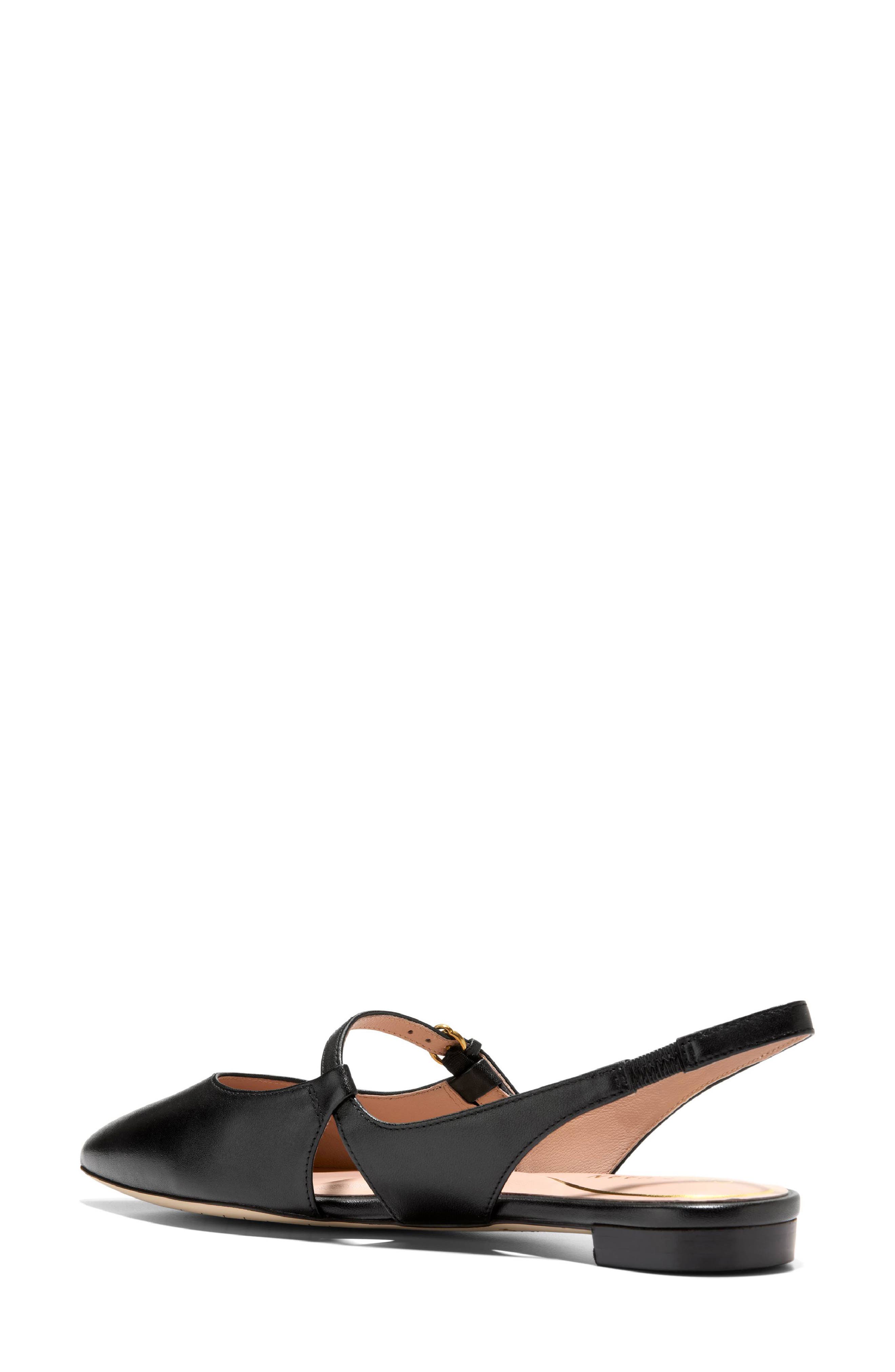 Cole Haan Anya Slingback Mary Jane Pointed Toe Flat, Alternate, color, 