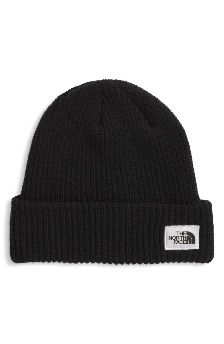 The North Face Salty Bae Knit Beanie, Main, color, Tnf Black
