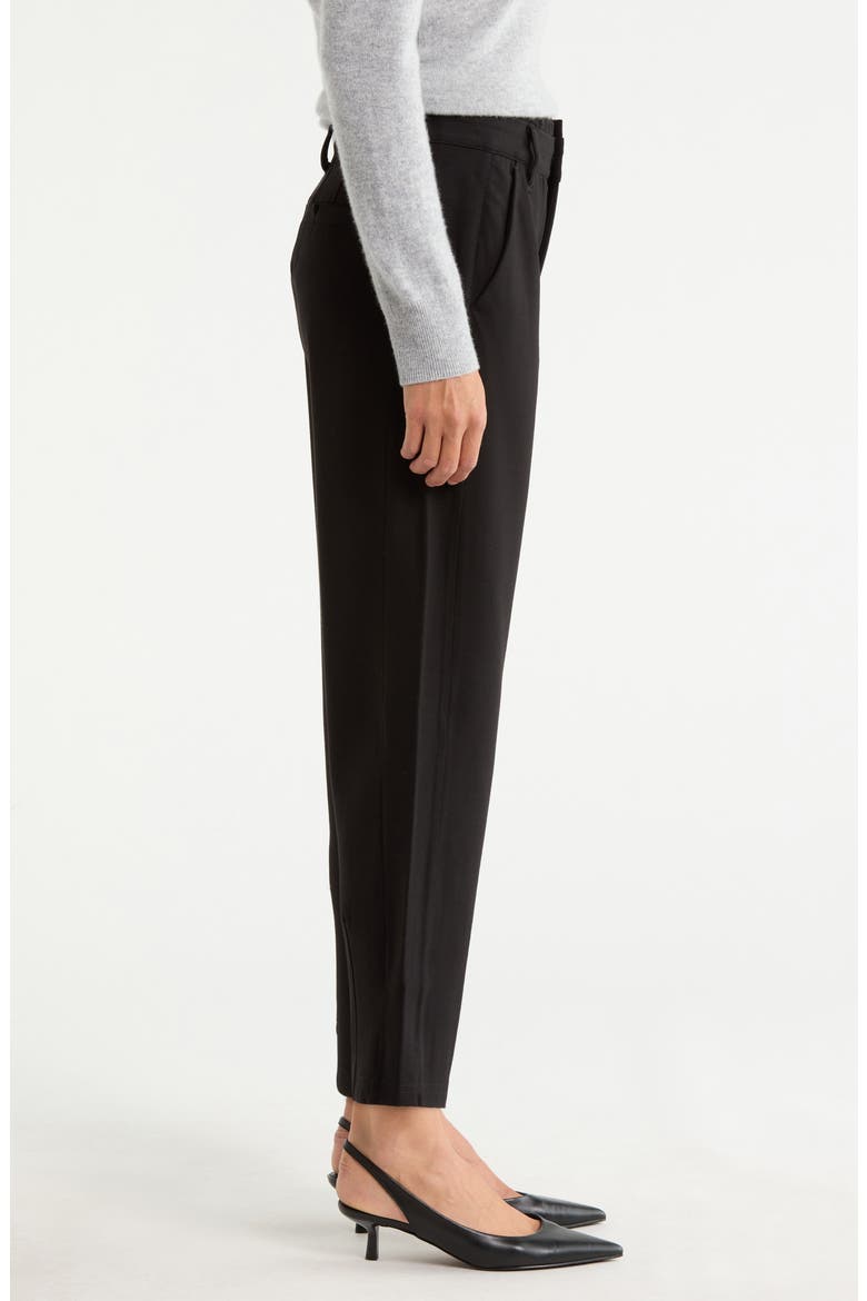 Skyrise Ankle Straight Leg Pants, Alternate, color, BLACK
