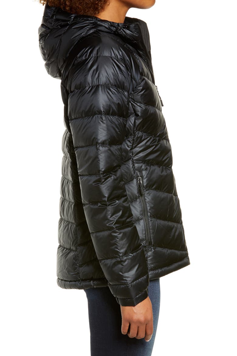 Ultralight 850 Fill Power Down Hooded Jacket, Alternate, color, BLACK