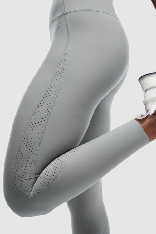 Peloton Cadent Laser Perforated Legging In Sage Green