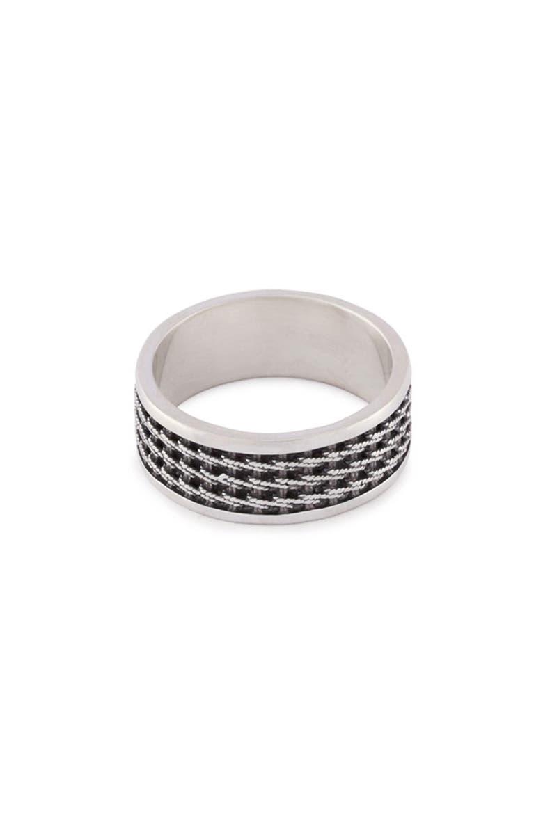 Silver Kusari Ring, Main, color, SILVER