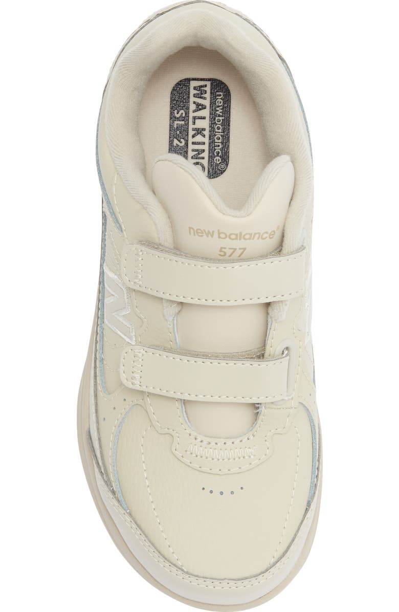 New Balance Leather Sneaker, Alternate, color, Bone