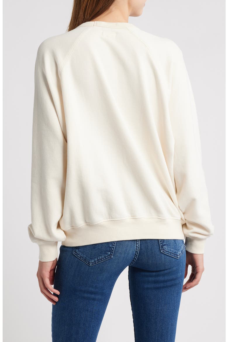 The Mother Graphic Sweatshirt, Alternate, color, CREAM WILDFLOWERS