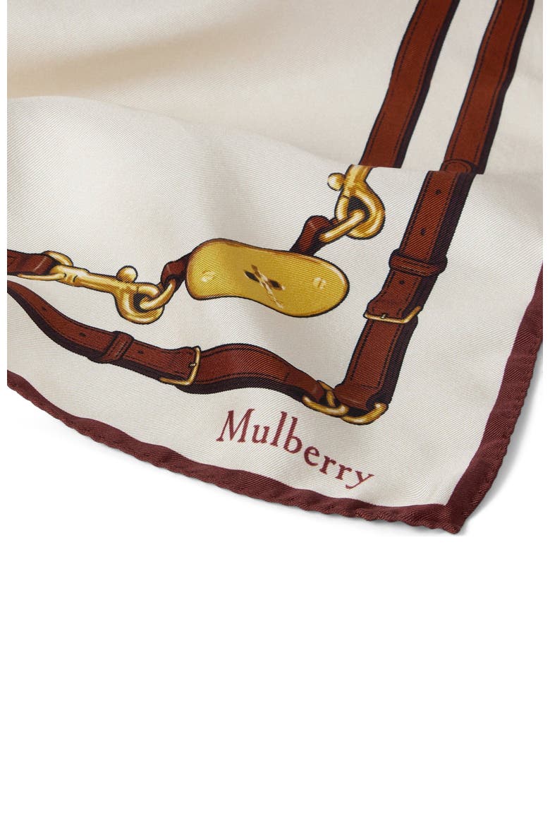 Square Scarf - Belted Boarder, Alternate, color, Cream