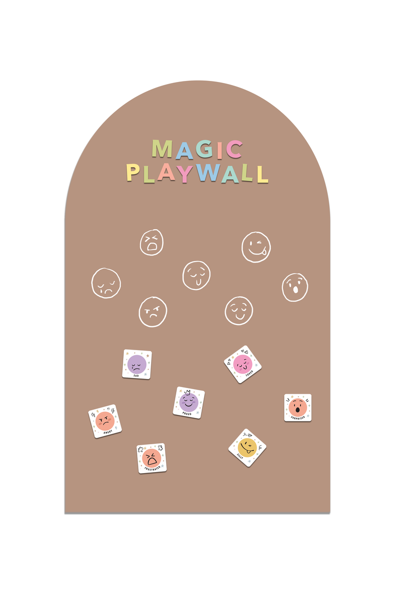 Magic Playwall Magnetic Wall Decal, Main, color, Caramel