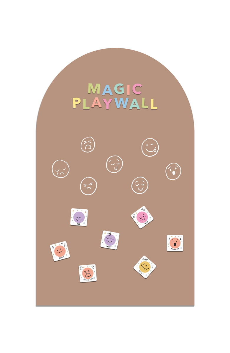 Cherrypick Magic Playwall Magnetic Wall Decal, Main, color, Caramel