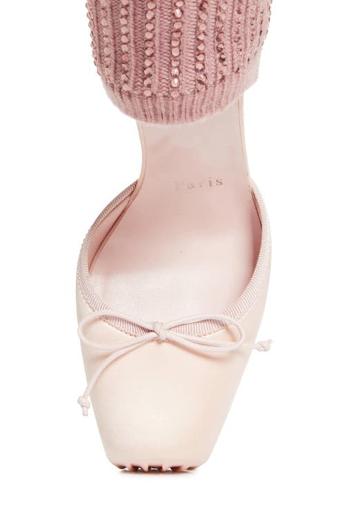 Christian Louboutin Cassia Annmac Leg Warmer Hybrid Pump In Multi