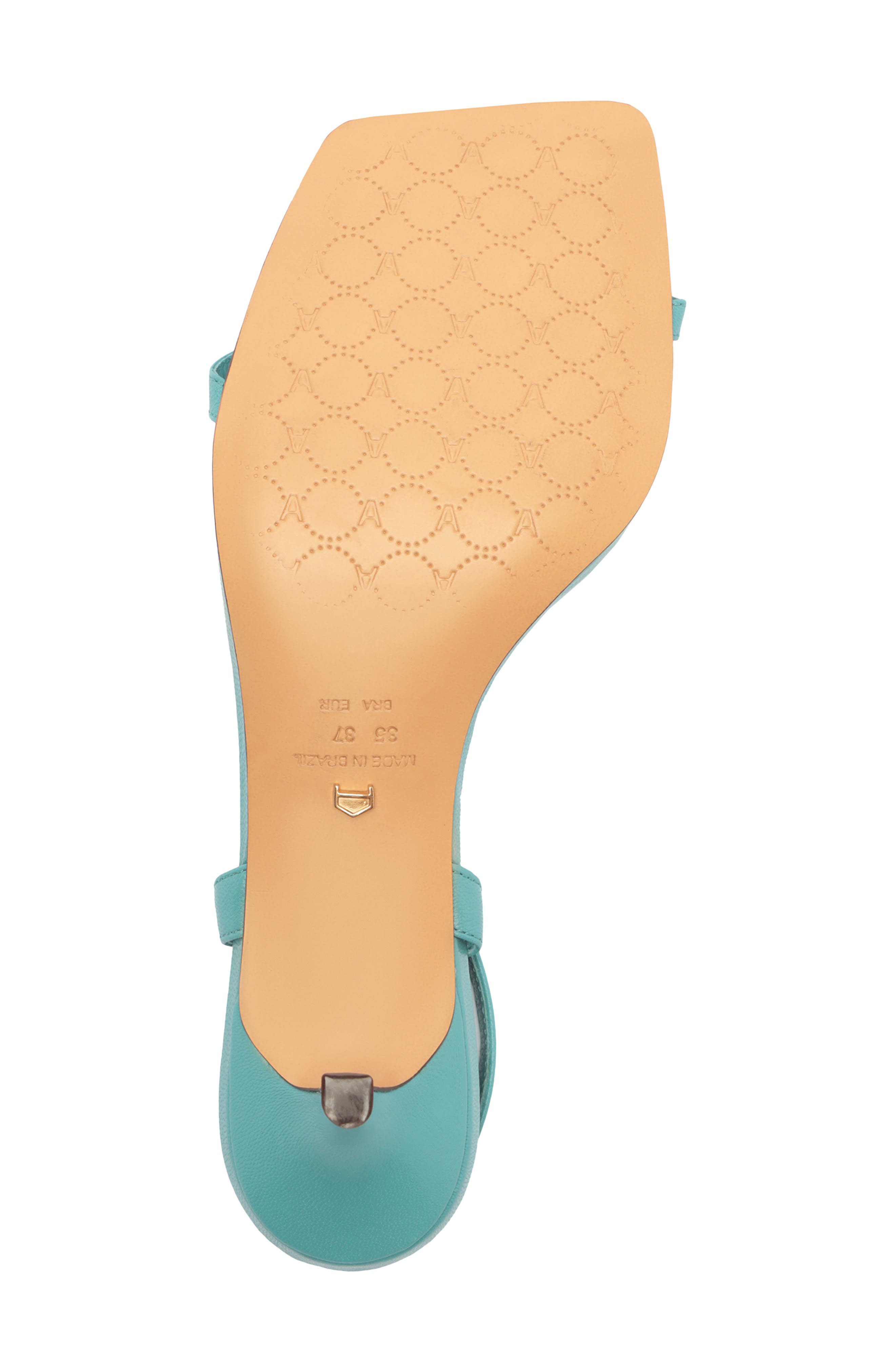 Arezzo Sofia Ankle Strap Sandal, Alternate, color, Blue Bloom