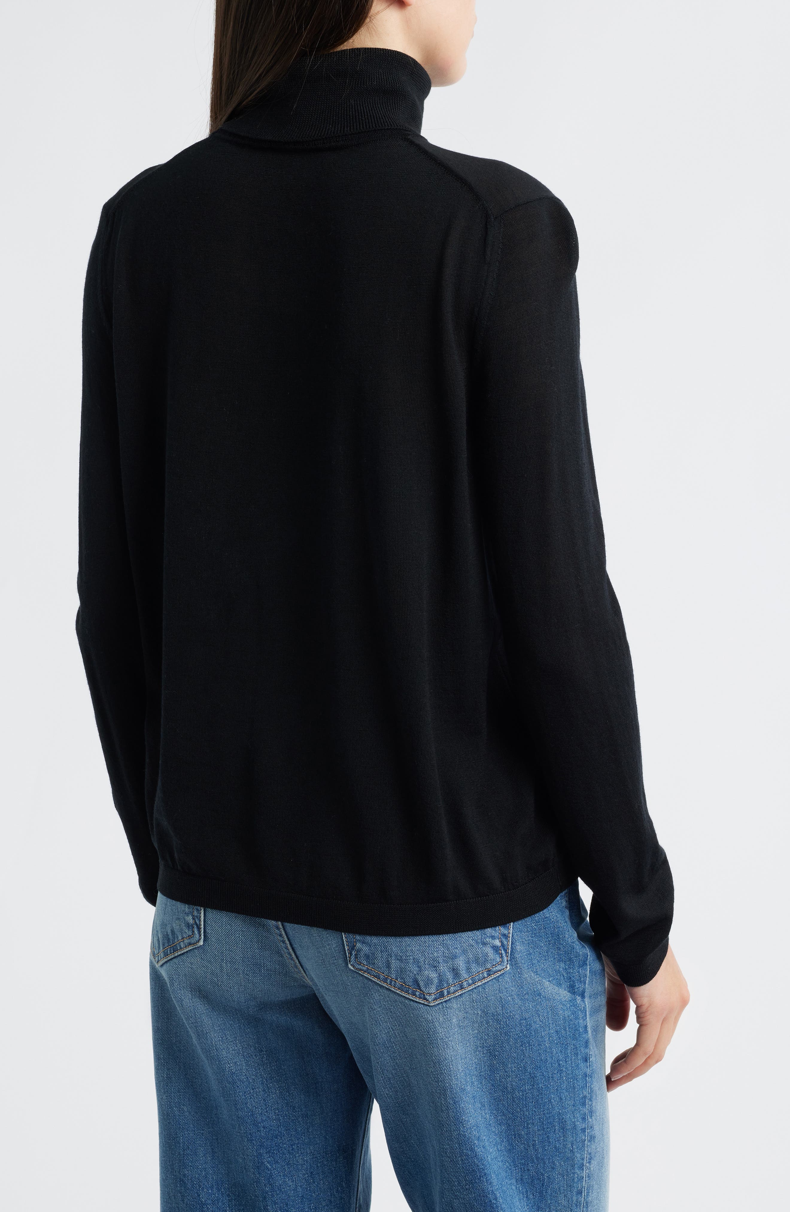 Turtleneck Wool Sweater - image 2