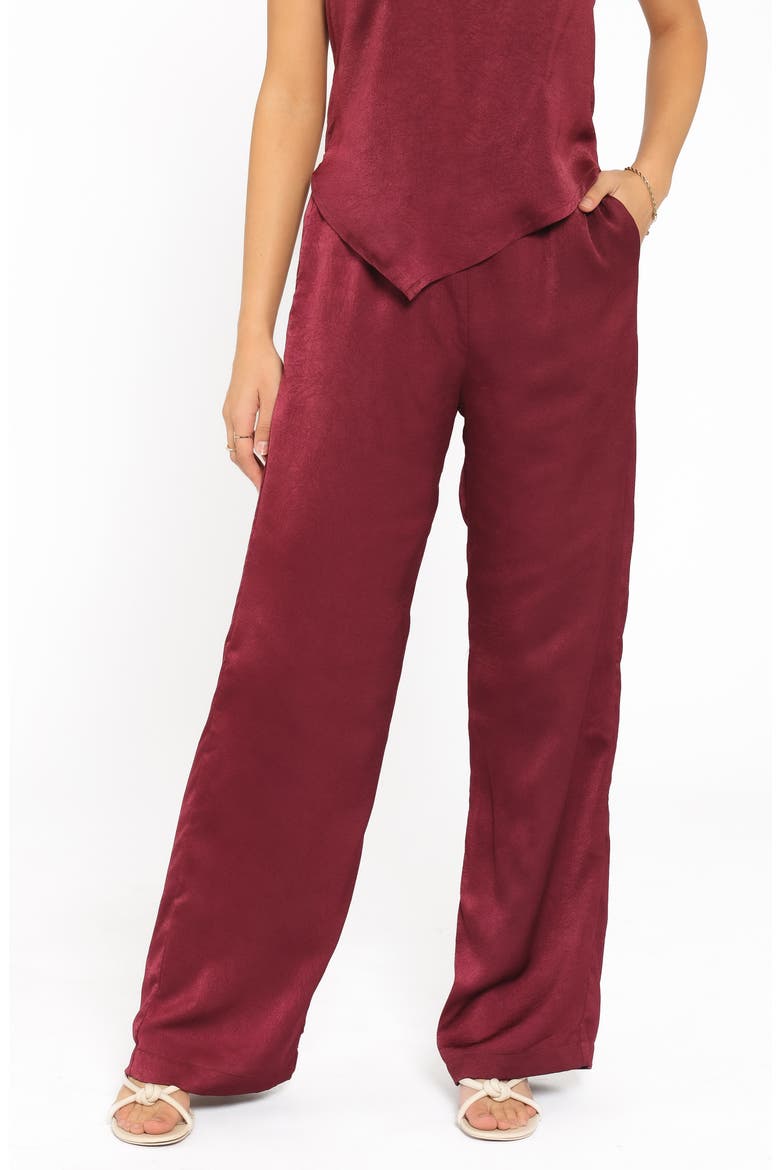 Lira 2-Piece Pant Set, Alternate, color, DARK CHERRY