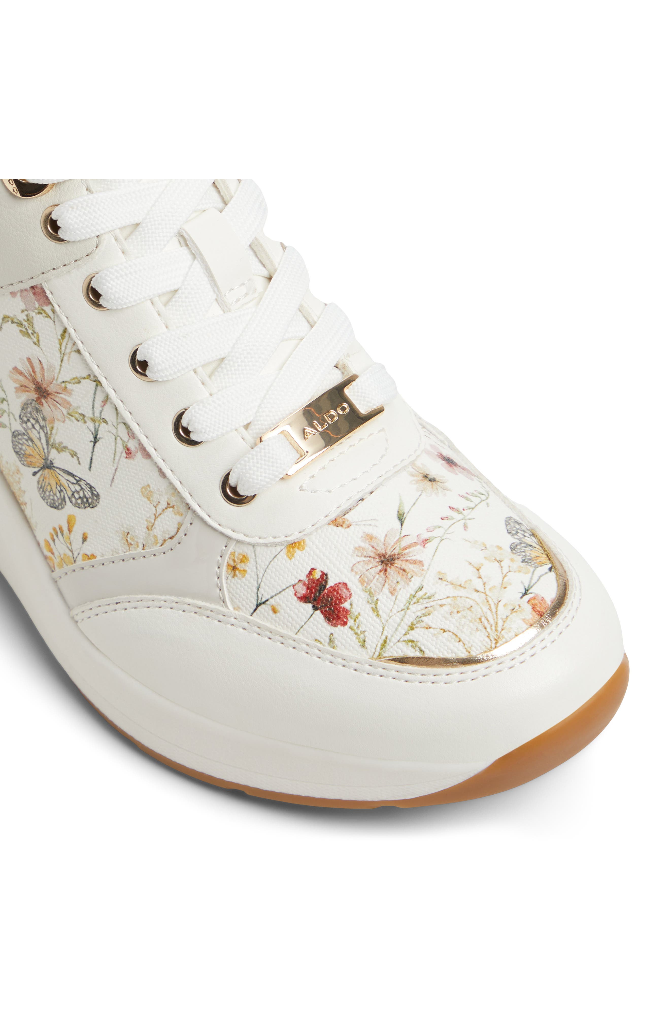 ALDO Iconistep Platform Sneaker, Alternate, color, Ivory Multi