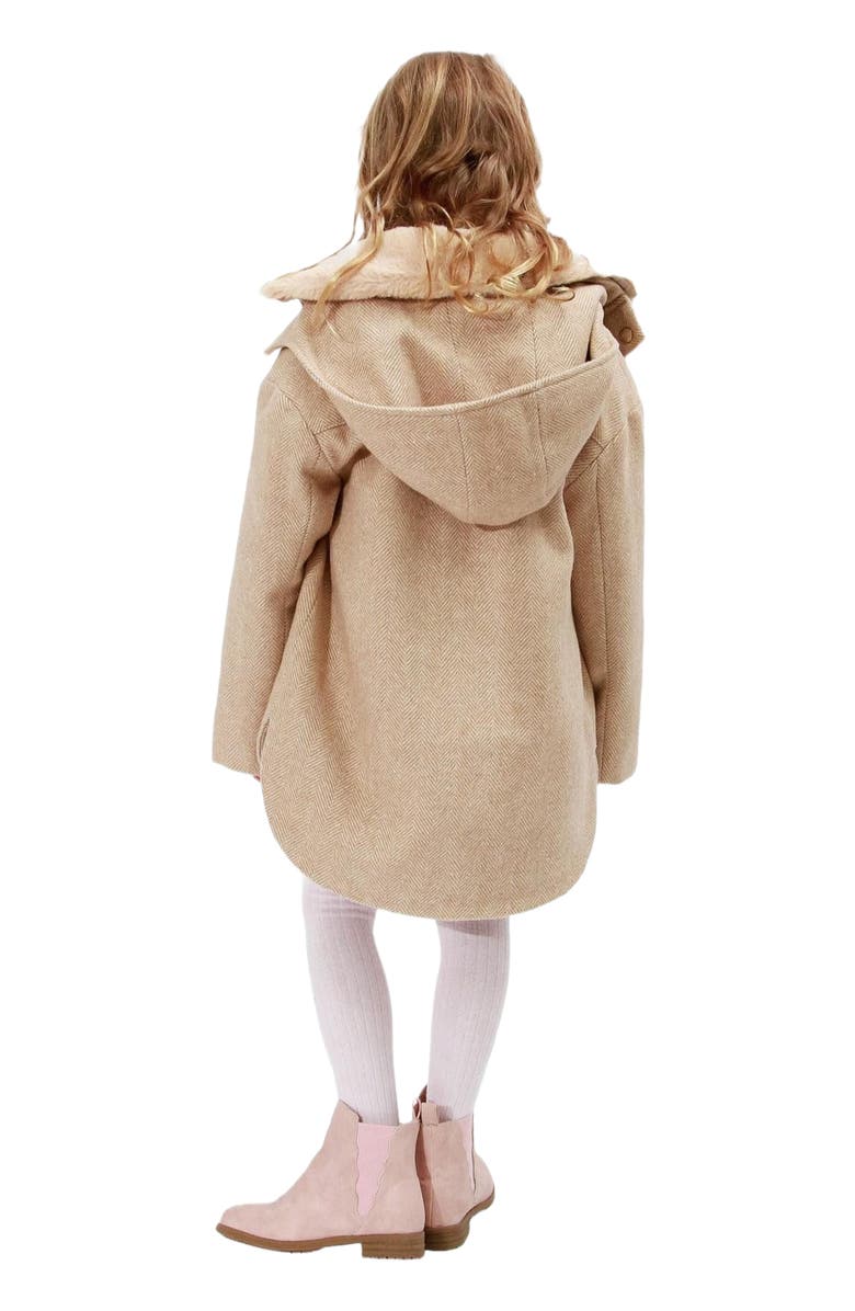 Belle & Bloom When I Grow Up Detachable Hooded Coat, Alternate, color, Pale Oat