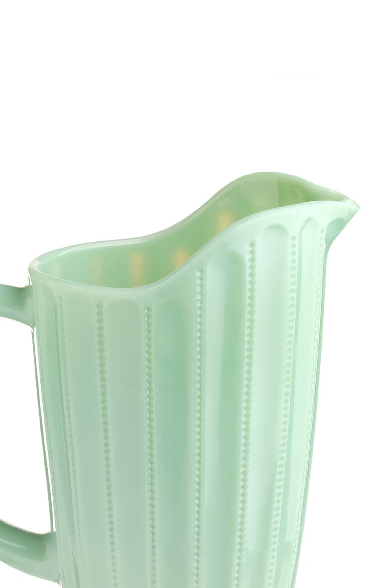 Henan Glass Pitcher Jug 34 oz, Alternate, color, Green