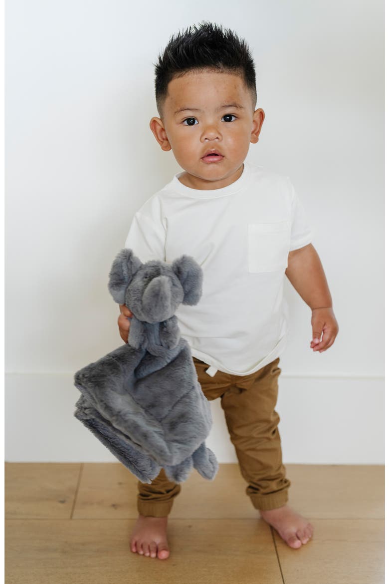 Stuffed Animal Lovey, Alternate, color, GREY