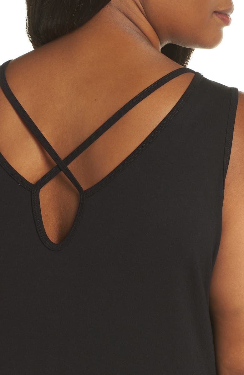 Sejour Cross Back Tank Dress, Alternate, color, 