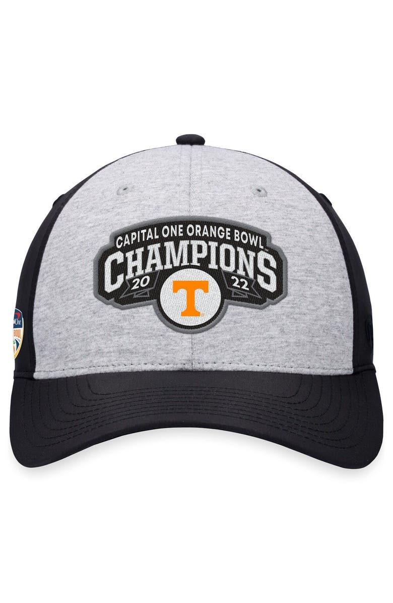 TOP OF THE WORLD Men's Top of the World  Heather Gray Tennessee Volunteers 2022 Orange Bowl Champions Adjustable Hat, Alternate, color, 