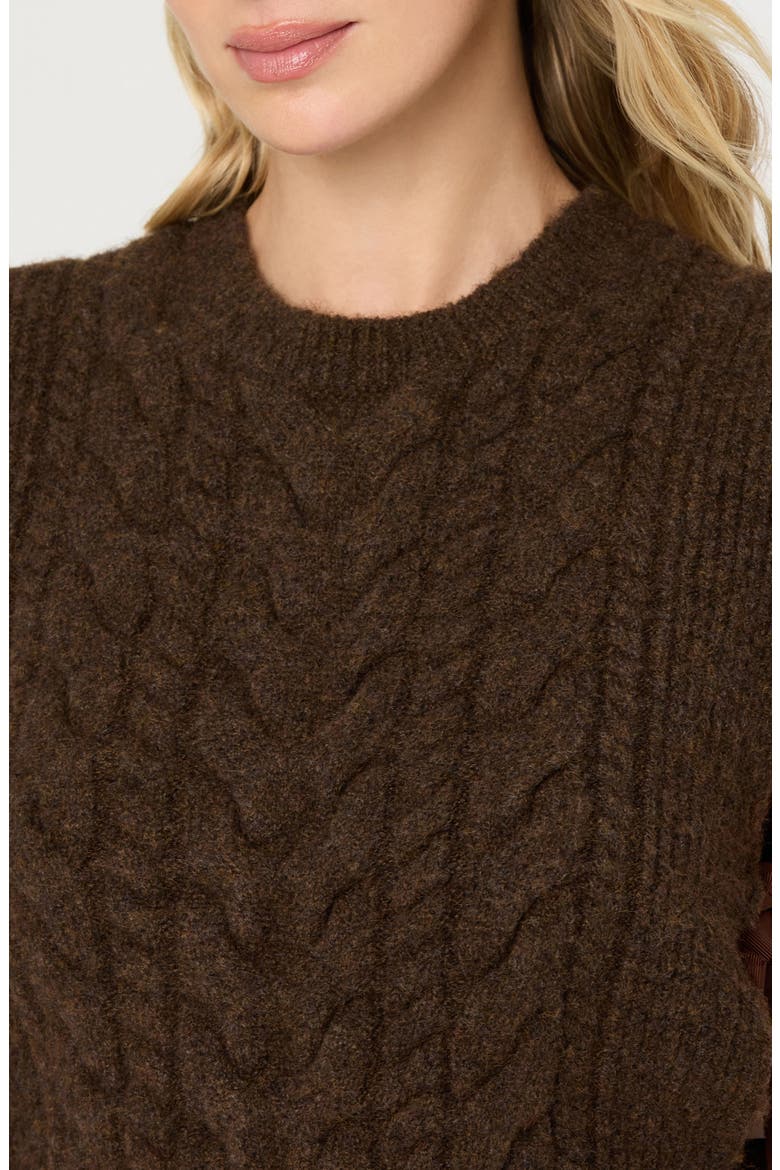 Cortney Sweater Vest, Alternate, color, BROWN