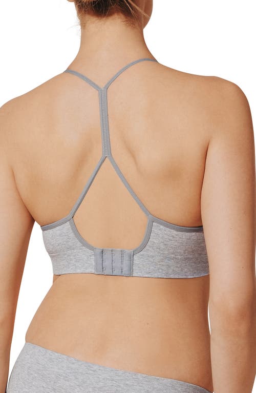Thirdlove Seamless Cloud Cotton Wireless Bralette In Gray
