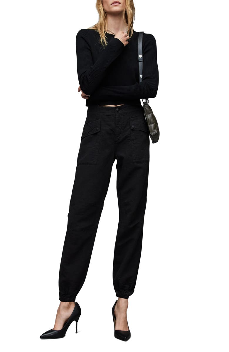 AllSaints Val High Waist Cargo Pants, Alternate, color,