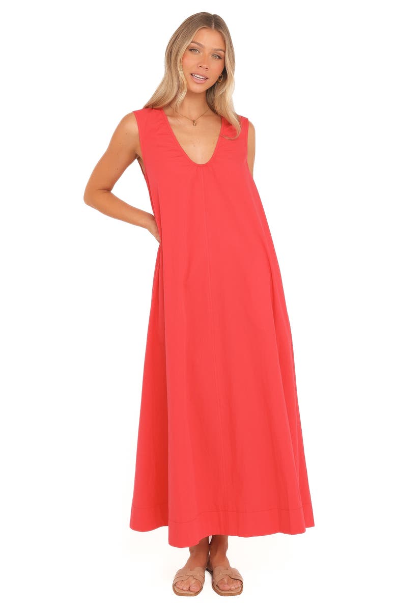 Petal & Pup Laurita Cotton Maxi Dress, Alternate, color, 