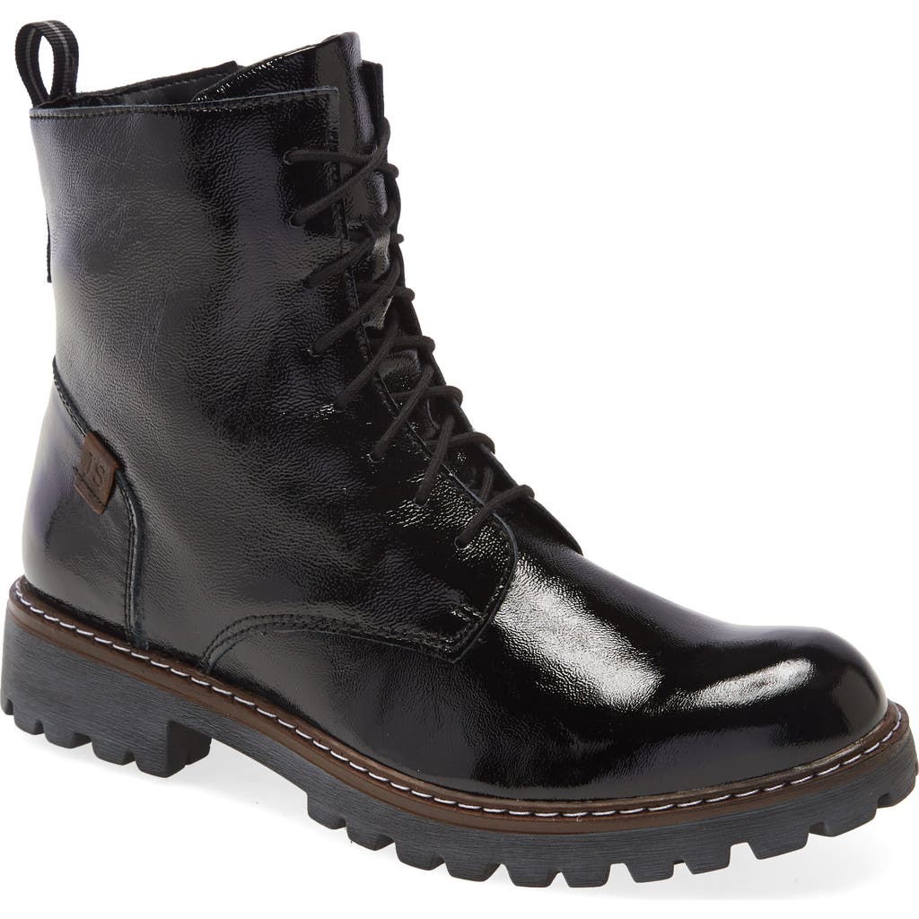 Josef Seibel Marta 02 Boot In Black Patent Leather