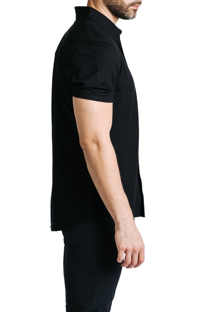 Western Rise Limitless Short Sleeve Merino Wool Blend Button-Up Shirt, Alternate, color,