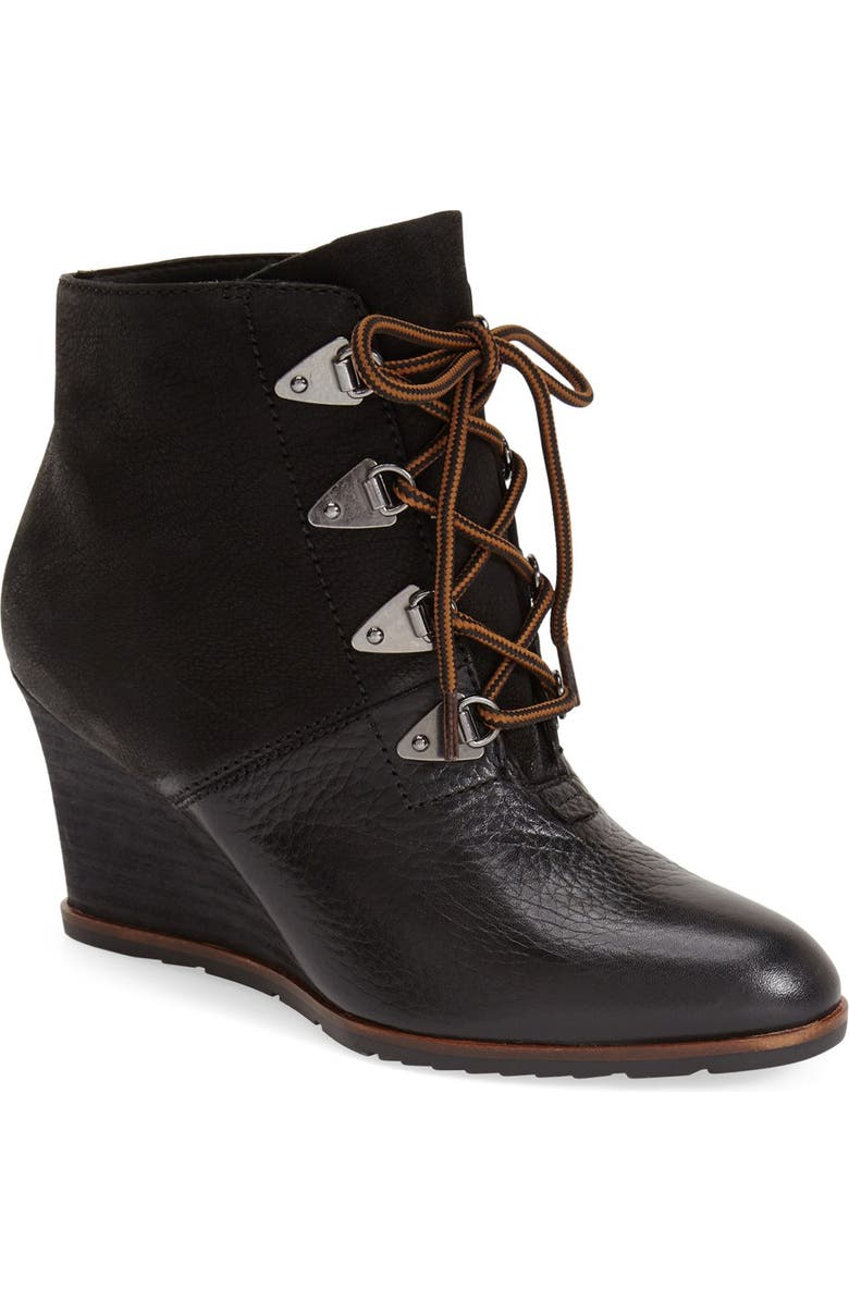 Franco Sarto 'Derby' Wedge Bootie, Main, color,