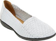 Comfortview The Bethany Stretch Woven Slip On Flat