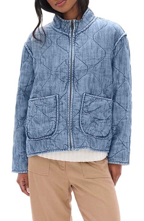 Quilted Bomber Jacket