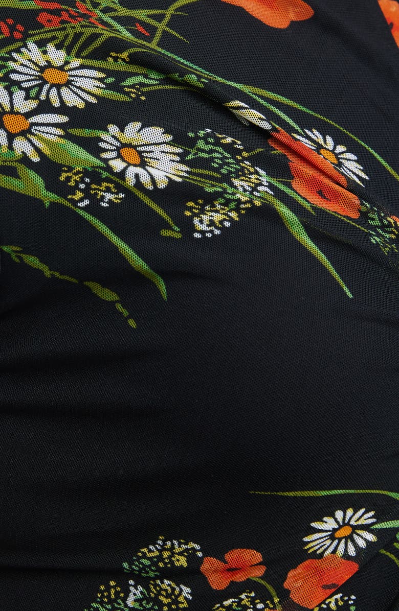 Estelle Bouquet Floral Mesh Top, Alternate, color,