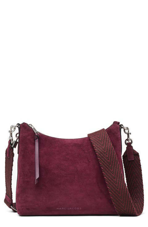 Drifter Suede Leather Large Hobo Bag