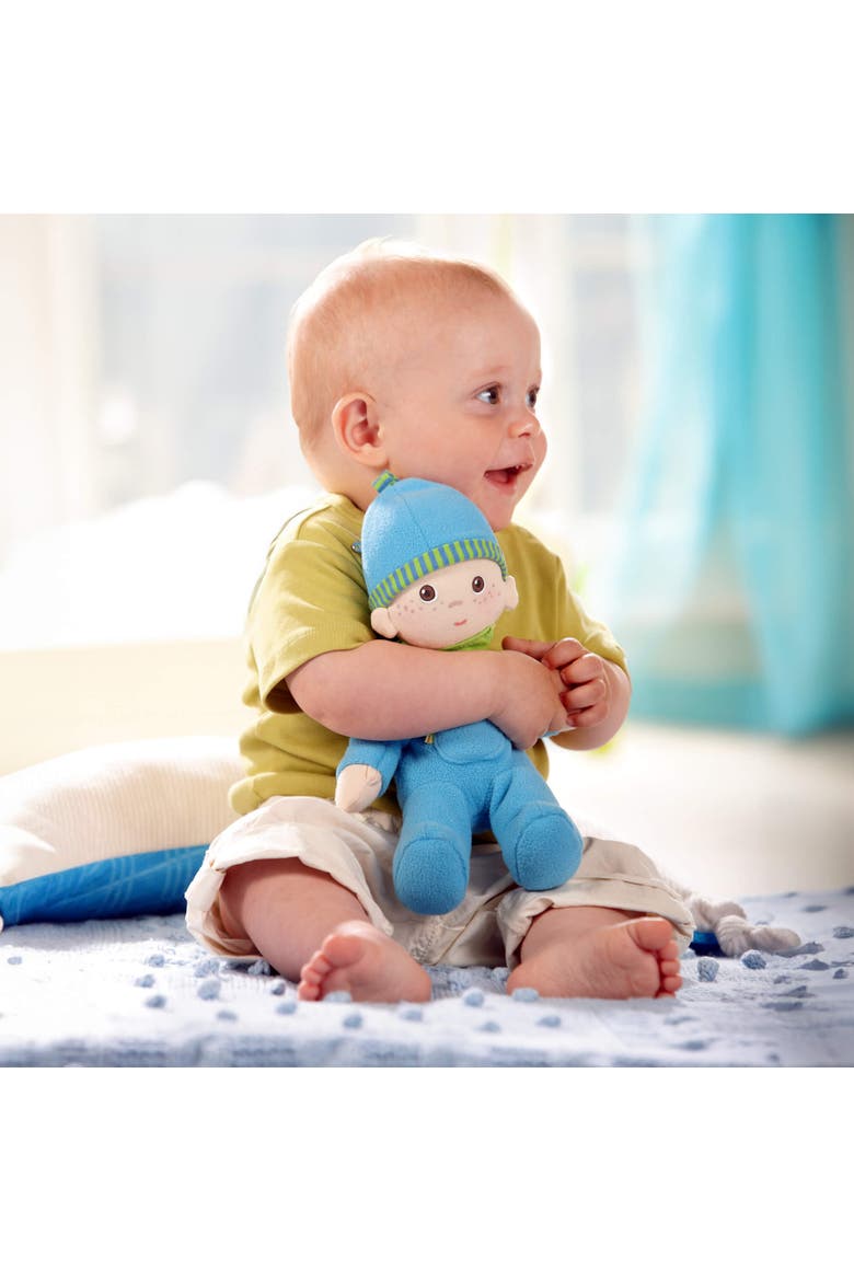 Snug Up Doll Luis 8" First Doll, Alternate, color, Blue Multi