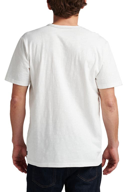 Roark Well Worn Midweight Organic Cotton T-shirt In White