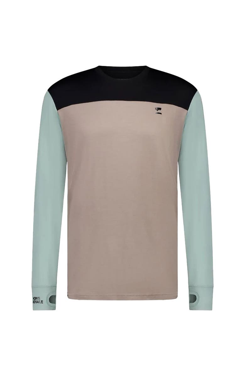 Mons Royale Yotei Tech Long-Sleeve Top - Men's, Alternate, color, Cedar/Black