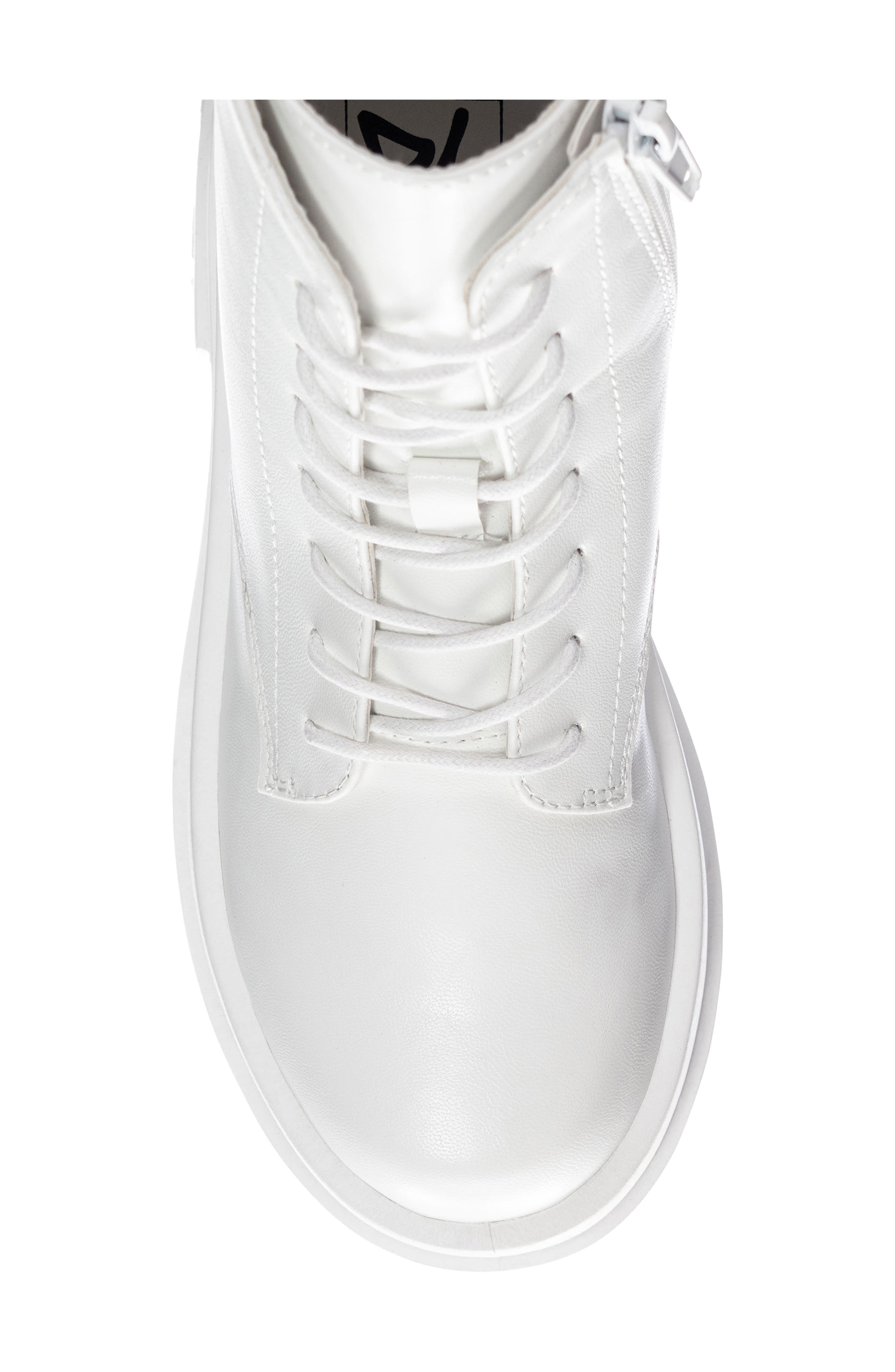 Vedder Lug Sole Boot, Alternate, color, WHITE