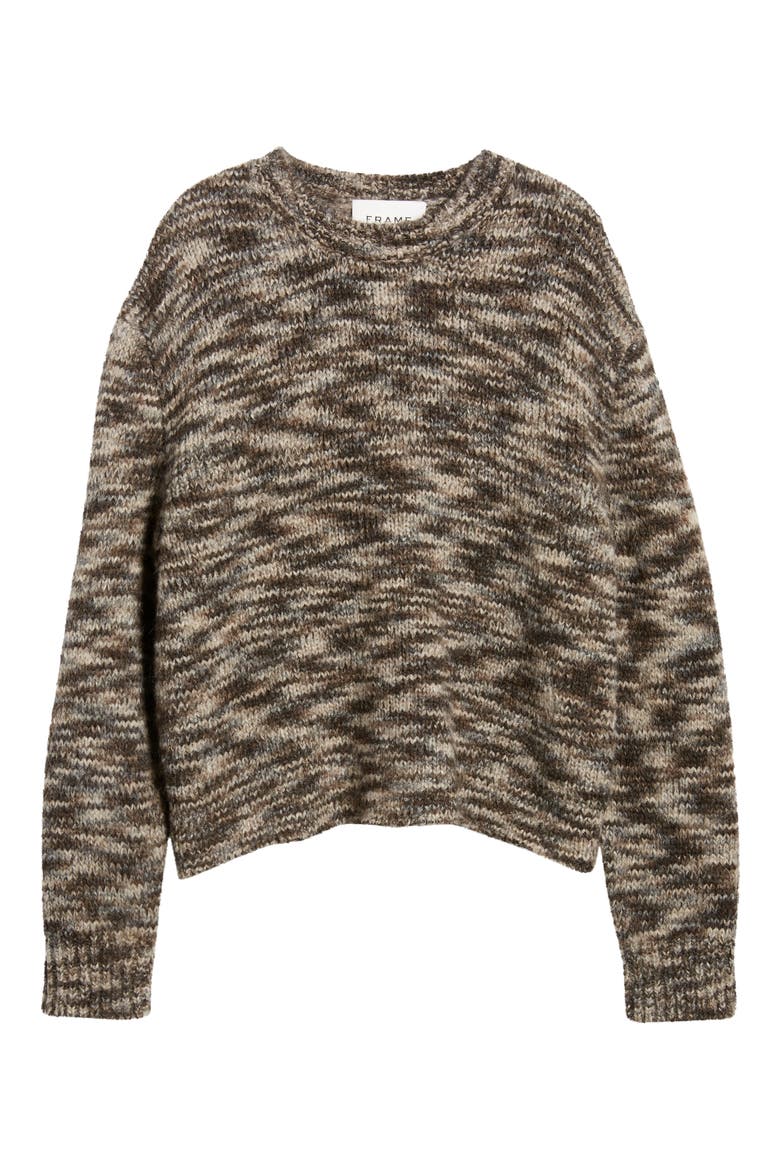 Crewneck Sweater, Alternate, color, MARRON MULTI