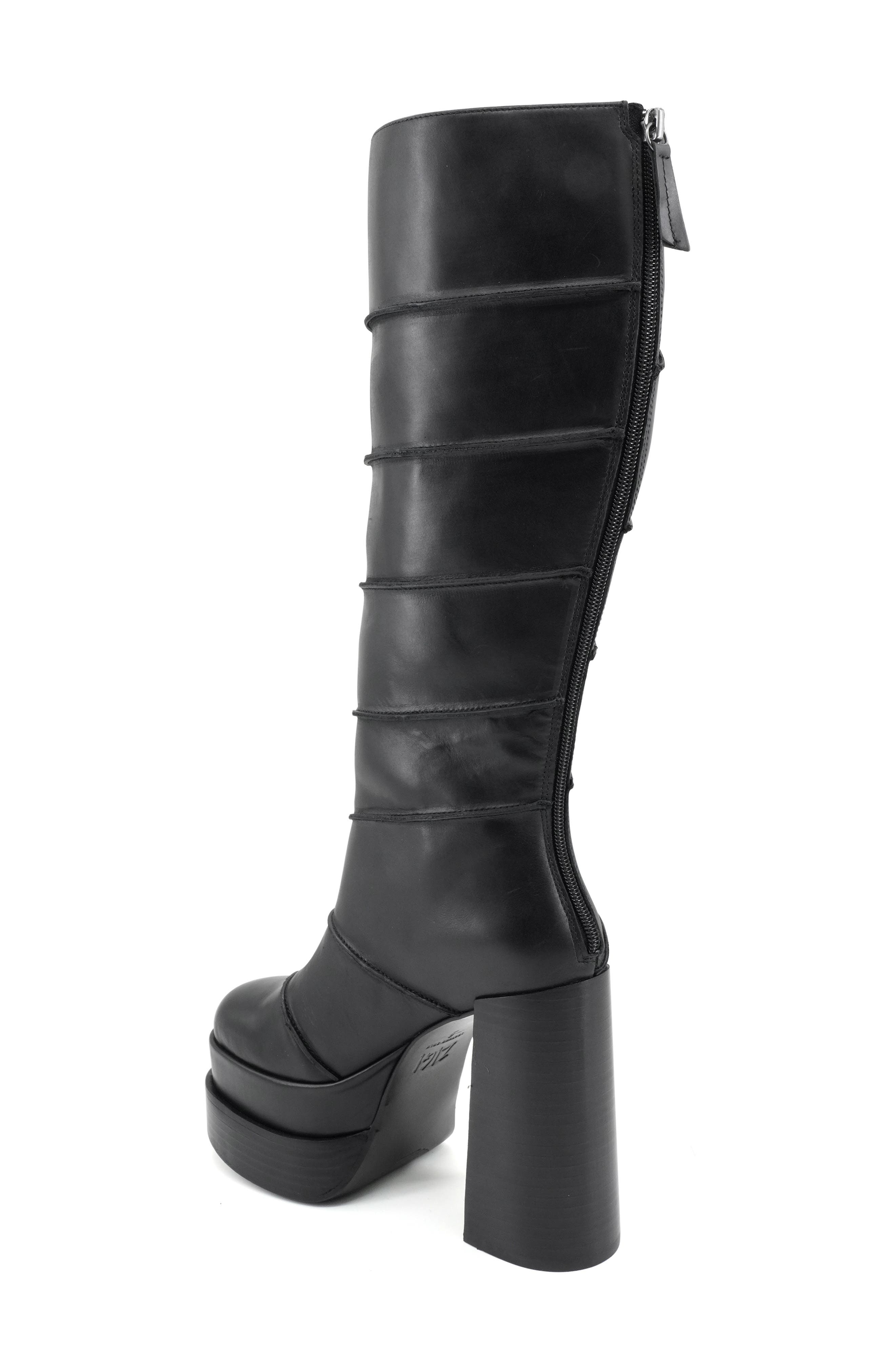 ZIGI Albania Platform Waterproof Boot, Alternate, color, Black Light