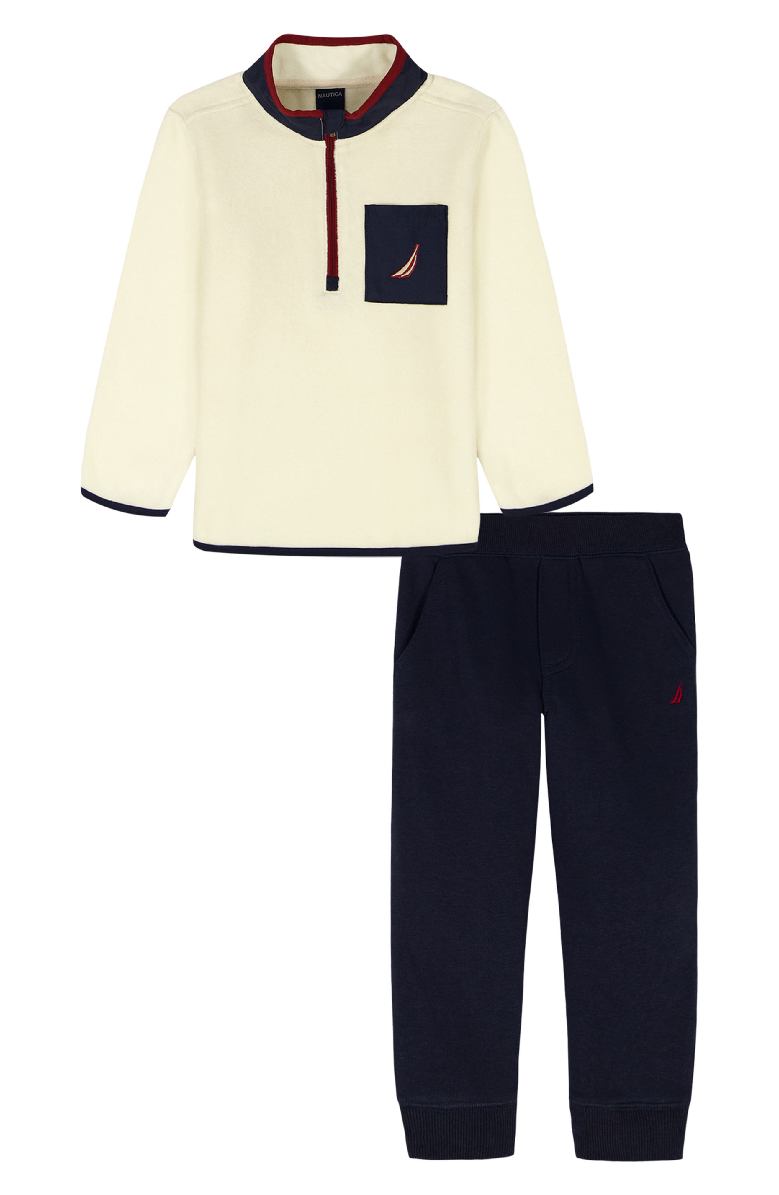 Nautica Fleece Pullover & Joggers Set