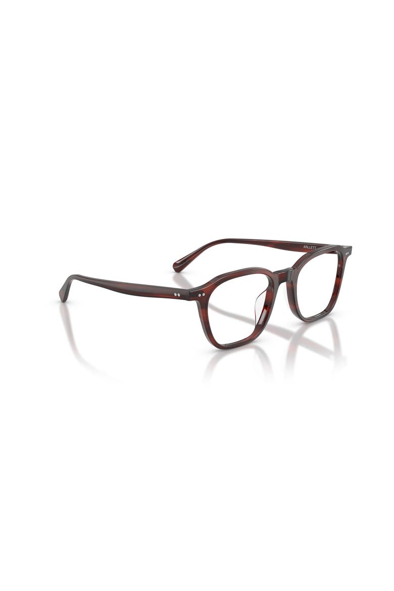 50mm Square optical glasses, Alternate, color, Brown
