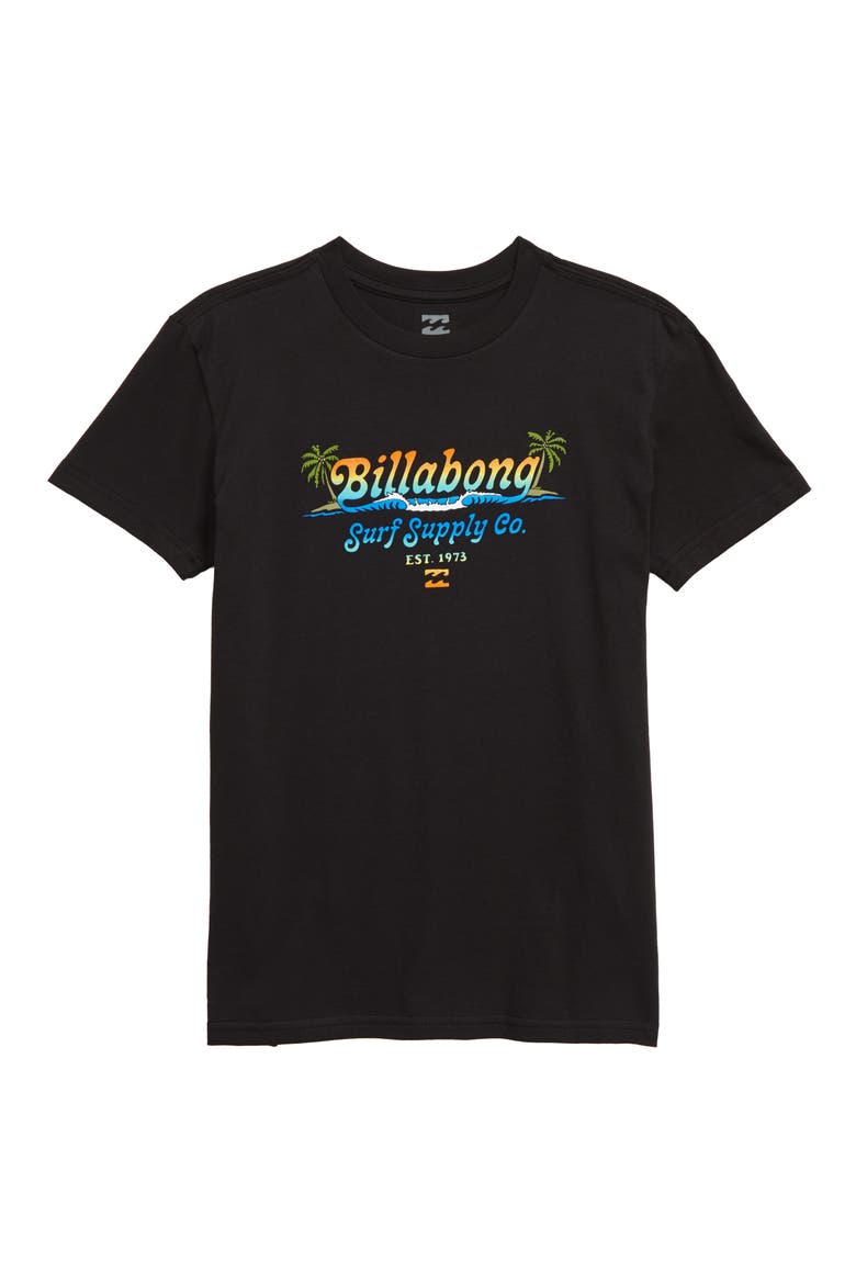 Splitpeak Graphic T-Shirt, Main, color, BLACK