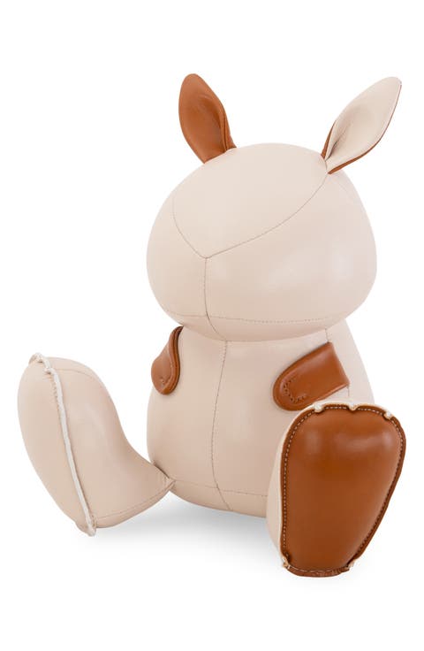 Rabbit Dafi Faux Leather Bookend